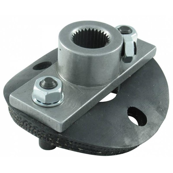 Slugfest Supplies 990012 Half Steering Rag Joint 0.75-30 in. Spline Steel Natural - Conversion Steering Box SL3630679 - main